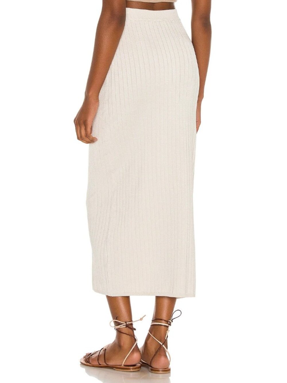 Free People Beach To Night Midi Skirt in Cream - Picture 4 of 4